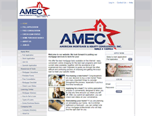 Tablet Screenshot of amecmortgage.com